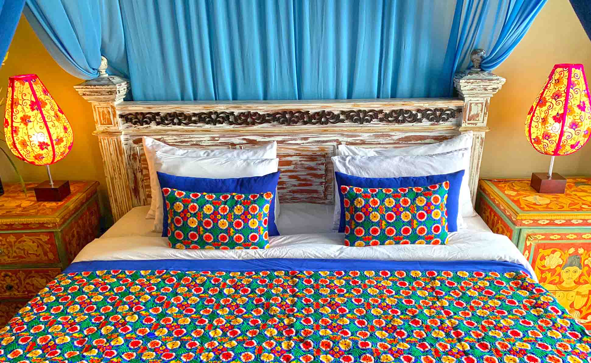 Aathma Colombo House - Rajasthan - Bed Close-up